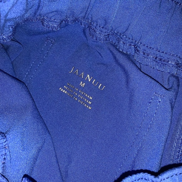 Blue women’s jaunuu scrub Jogger Pants - Picture 4 of 5